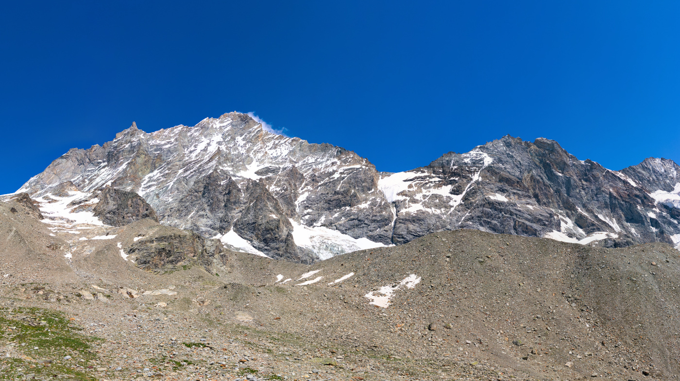Panorama of Weisshorn, Switzerland